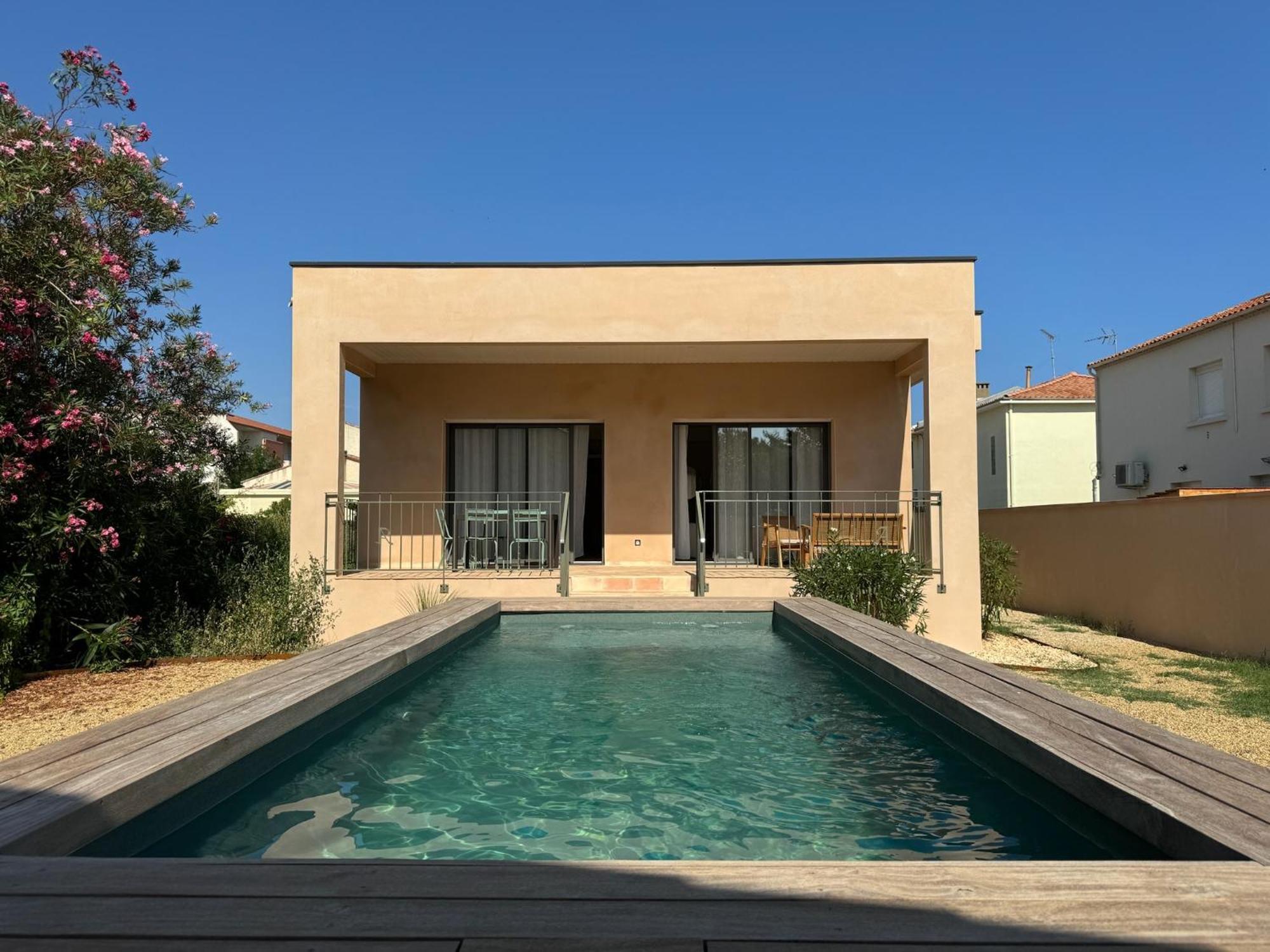 Villa Familiale Avec Piscine Hyper Centre Valras-Plage
